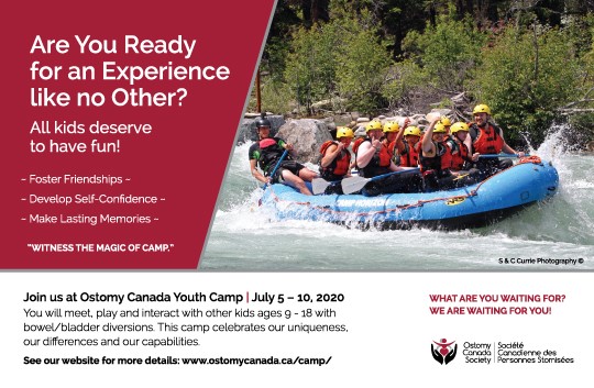 Ostomy Canada Youth Camp Poster