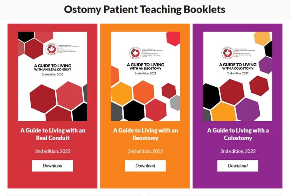 Ostomy Patient Teaching Booklets